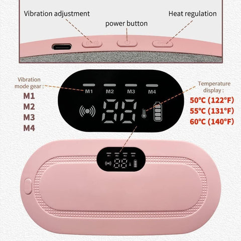 Portable Electric Period Heating Pad - Electrical Heating Cramps Belt
