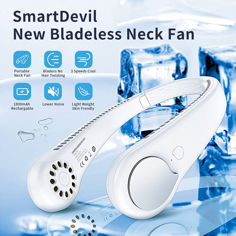 Portable Hanging Neck Fan Rechargeable