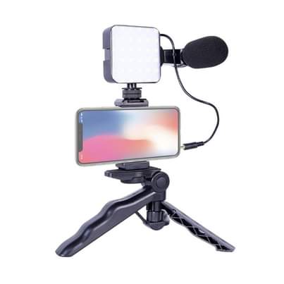 Microphone Vlogging Kit for Smartphone Camera Video Recording