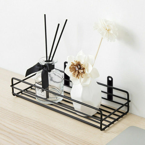 Bathroom Kitchen Room Metal Corner Shelf Organizer