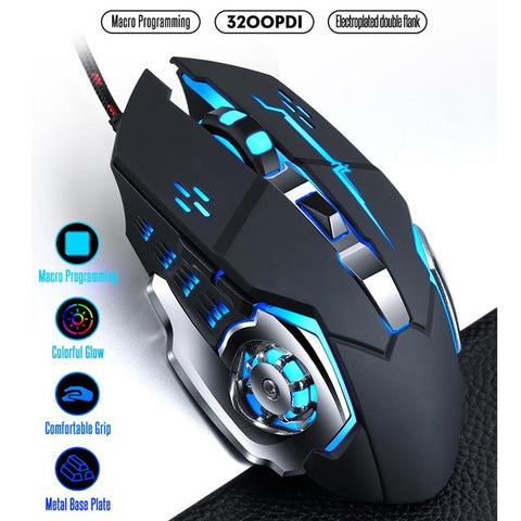 RGB Optical wired 3200dpi Gaming Mouse